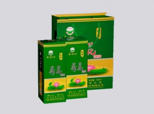 湘潭荷花酒盒